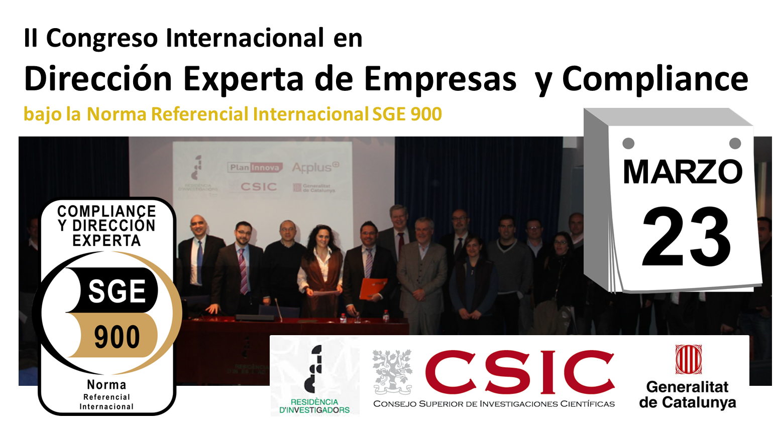 II Congreso Internacional en Dirección Experta de Empresas y Compliance