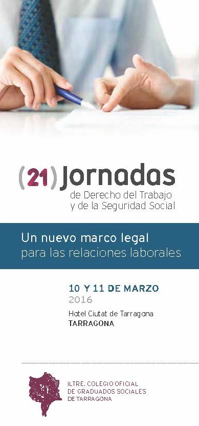 XXI Jornadas de Derecho del Trabajo y de Seguridad Social