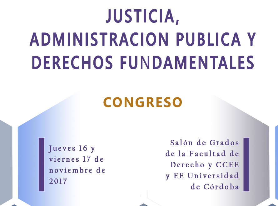 Congreso Justicia, Administración Pública y Derechos Fundamentales