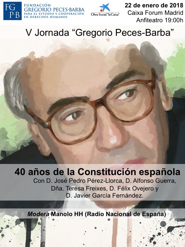 V Jornada Gregorio Peces-Barba: 40 años de la Constitución española 