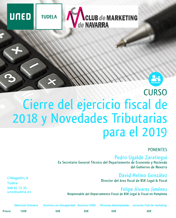 Cierre del ejercicio fiscal de 2018 y Novedades Tributarias para el 2019