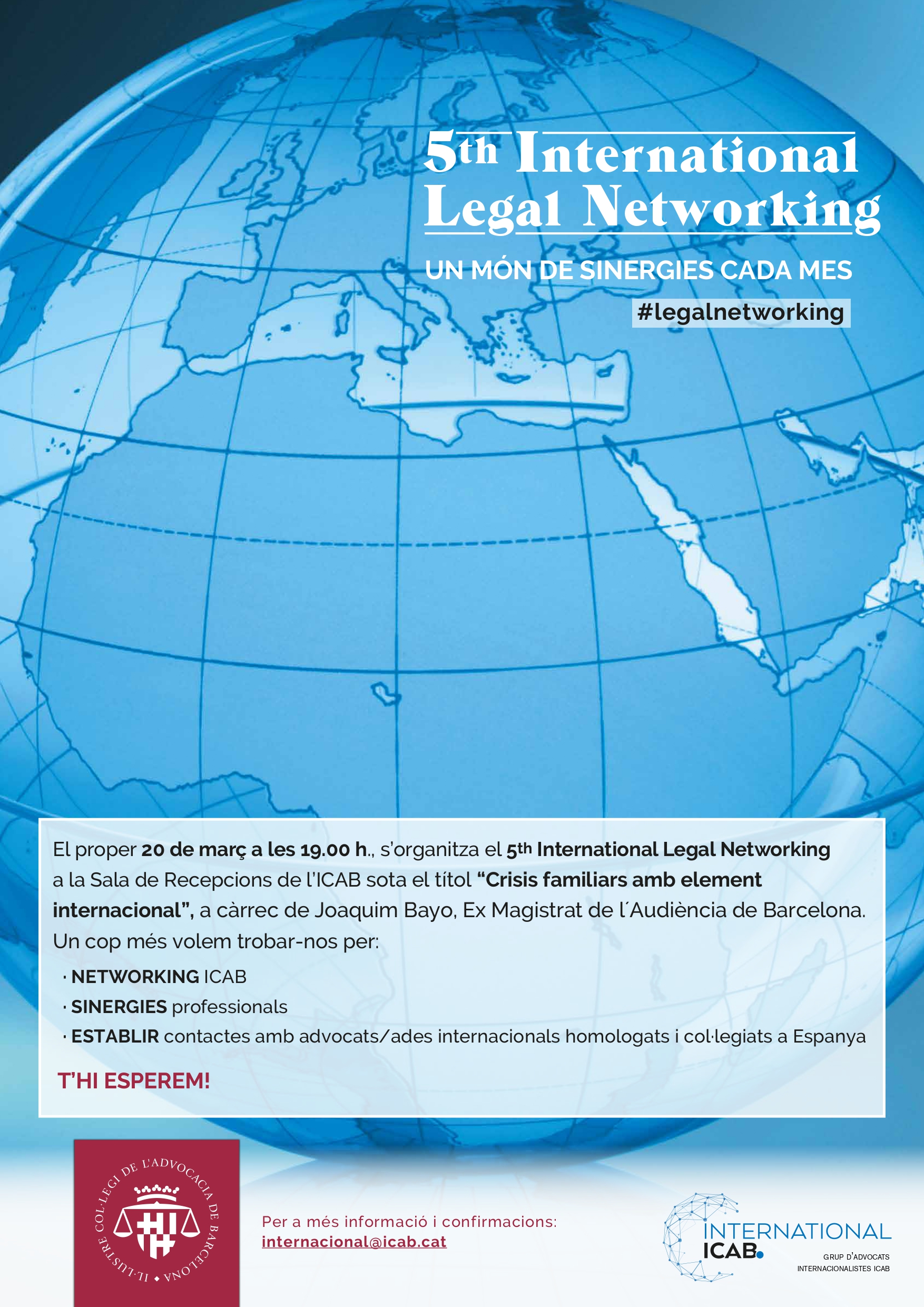 5º International Legal Networking: Crisis familiares con elemento internacional