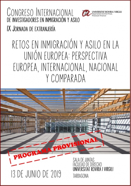Congreso Internacional de Investigadores en Inmigración y Asilo (IX Jornadas de Extranjería)