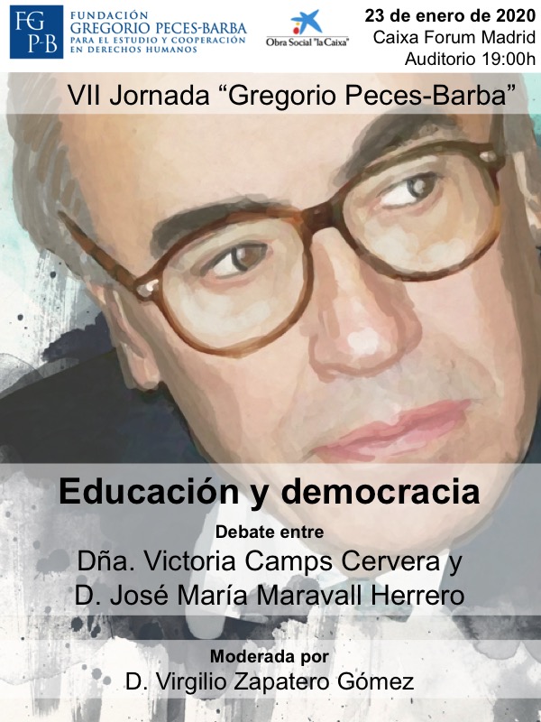 VII Jornada Gregorio Peces-Barba. Educación y Democracia