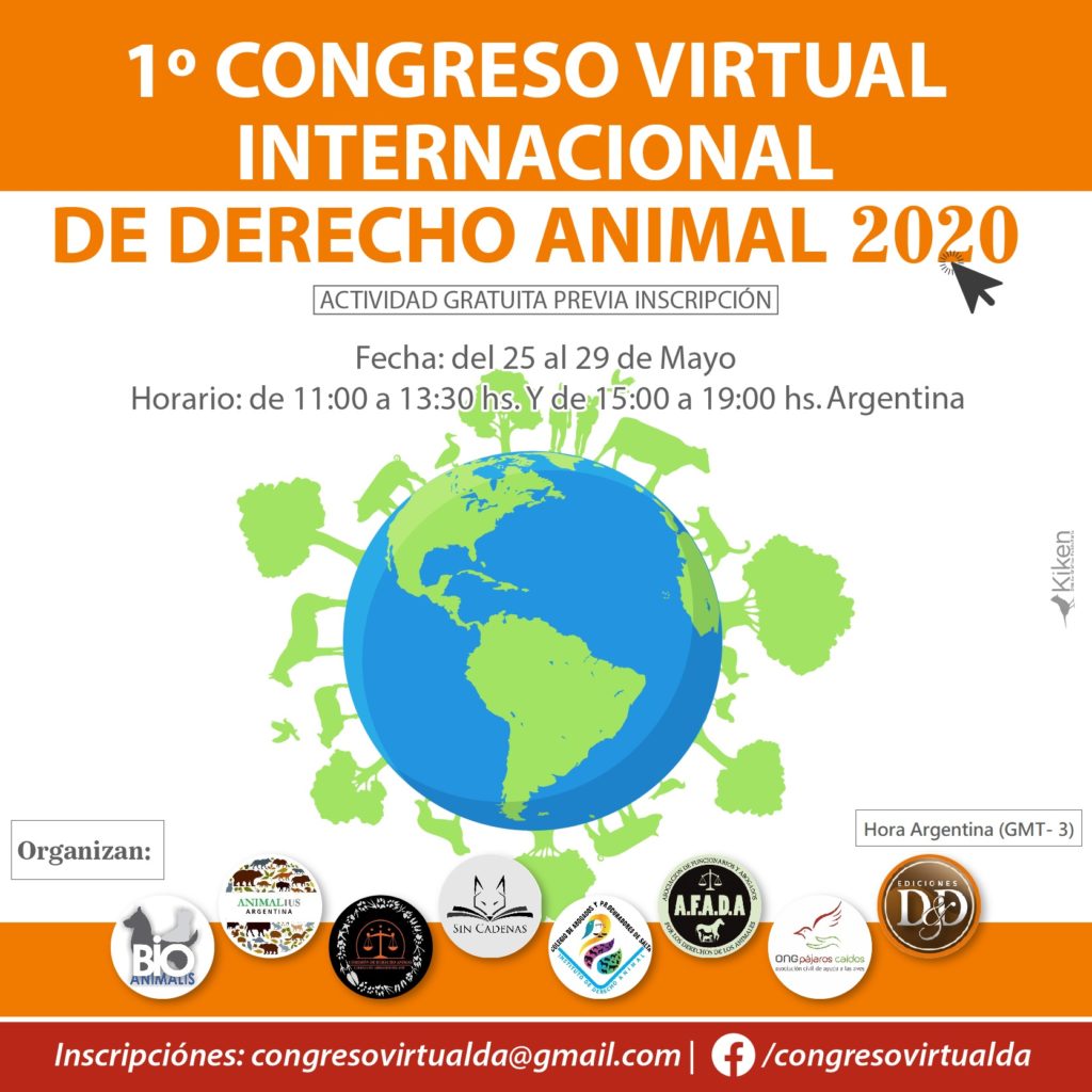 1º Congreso Virtual Internacional de Derecho Animal 2020