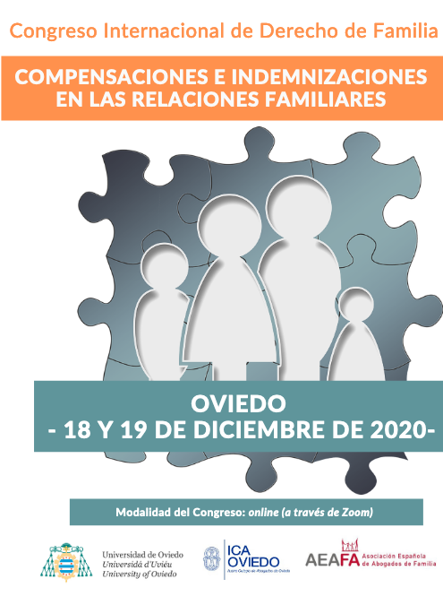 Congreso Internacional online de Derecho de Familia: Compensaciones e indemnizaciones en las relaciones familiares