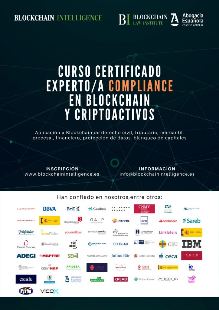 Curso experto/a compliance en blockchain y criptoactivos