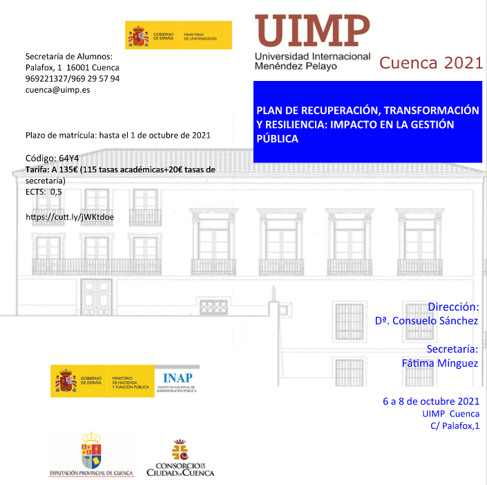 XIV Encuentro del INAP. Plan de recuperción, transformación y resiliencia: Impacto en la gestión pública