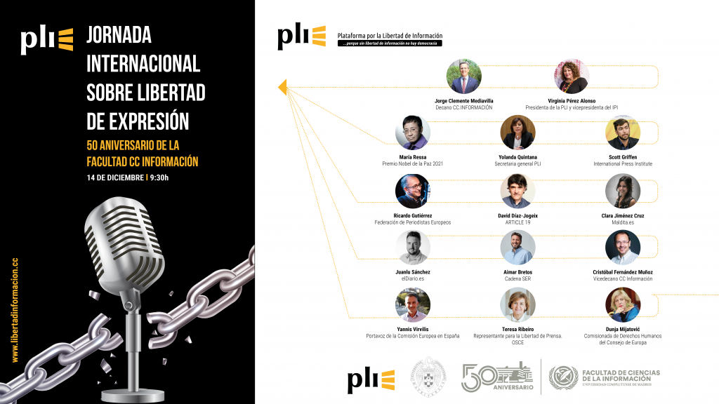 Jornada internacional sobre la situación de la libertad de prensa en España