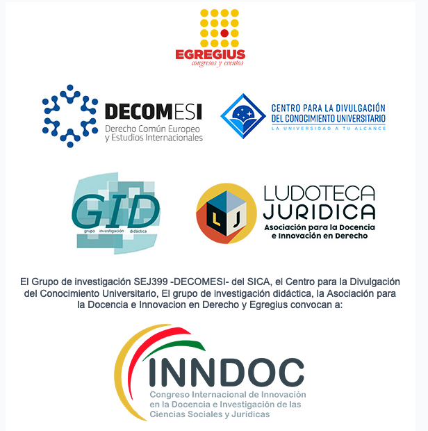 II Congreso internacional de innovación en la docencia e investigación de las Ciencias Sociales y Jurídicas