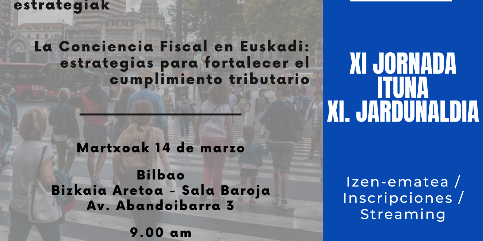 XI Jornada Ituna: La Conciencia Fiscal en Euskadi