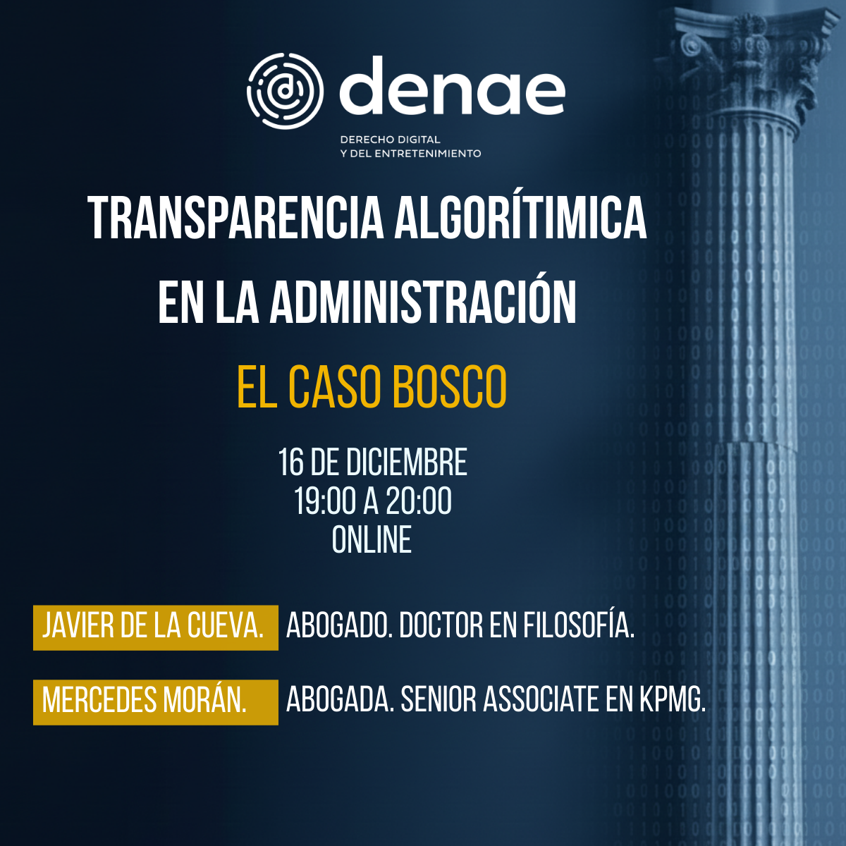 Transparencia algorítmica en la Administración. El caso Bosco. 